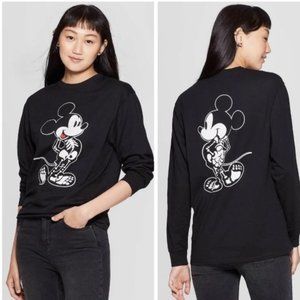 DISNEY | Mickey Mouse Skeleton Long Sleeve Tee XS